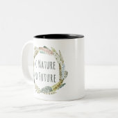 No Nature, no futur ツートーンマグカップ (正面左)