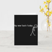 No New Tools Today  カード (黄色い花)