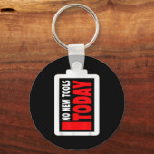 No New Tools Today Funny キーホルダー (正面)