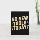 No New Tools Today Retro Meme Tools Lover カード (正面)