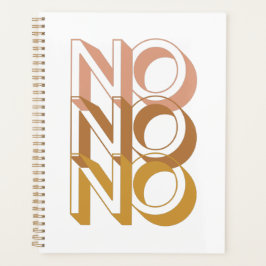 No Noタイポグラフィ プランナー手帳