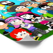 No Normal Character Poster ポスター (角)