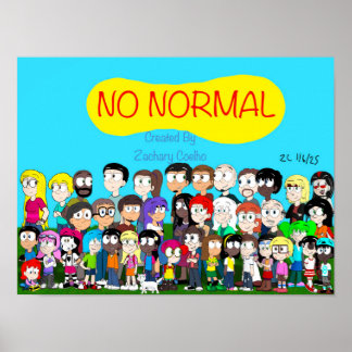 No Normal Character Poster ポスター