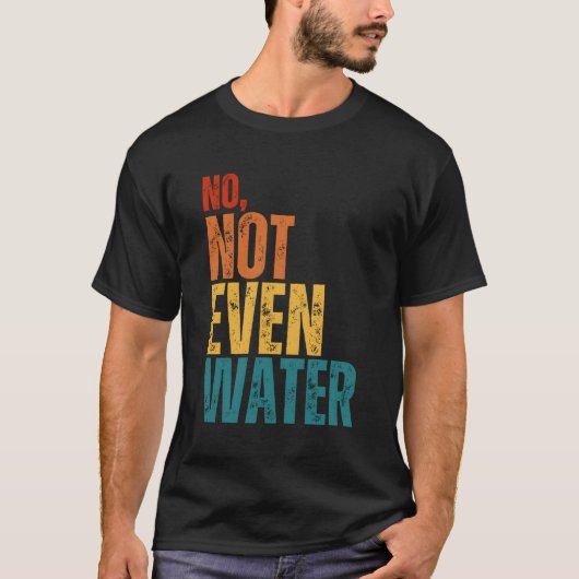 No Not Not Water Ramadan Kareem Mubarak Tシャツ (正面)