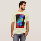 NO NUCLEAR MAP Tシャツ (正面フル)