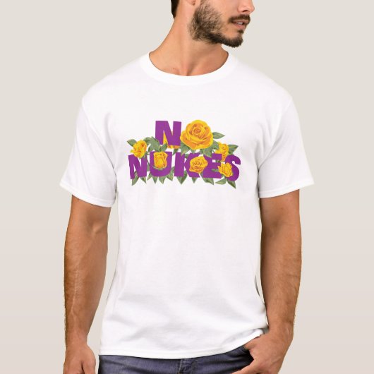 NO NUKES -バラミッションTシャツ Tシャツ (正面)