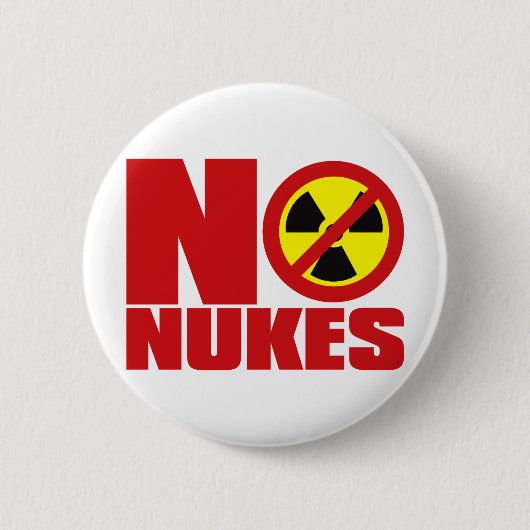 NO_NUKES 缶バッジ (正面)