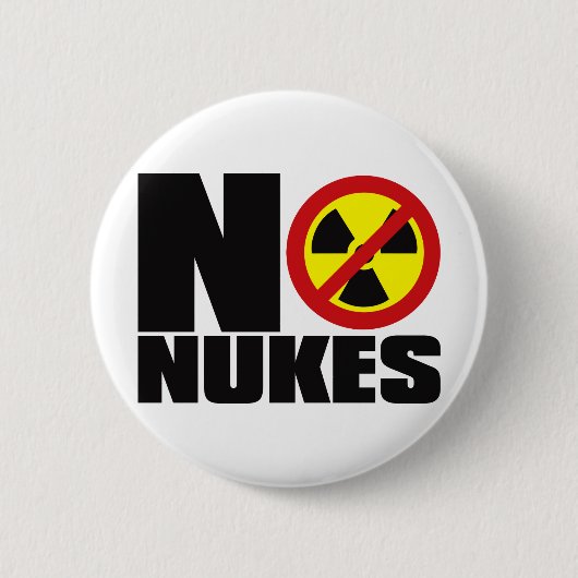 NO_NUKES 缶バッジ (正面)
