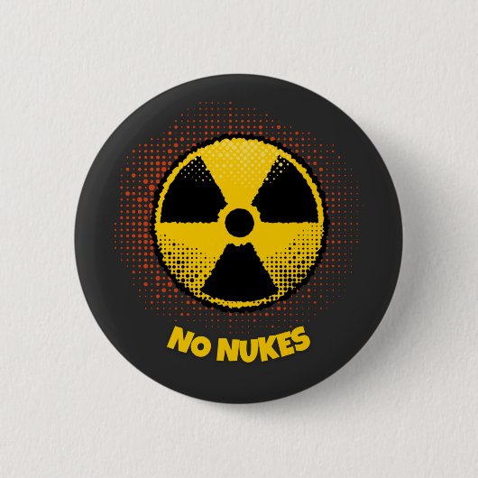 No Nukes button 缶バッジ (正面)