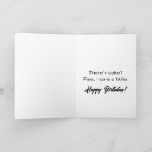 No One 気にあなたは30皮肉誕生日 カード (内部)