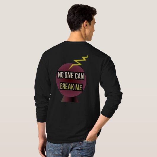 No One Can Break Me Tシャツ (裏面フル)