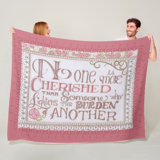 No One is More Cherished Fleece Blanket フリースブランケット (インサイチュ)