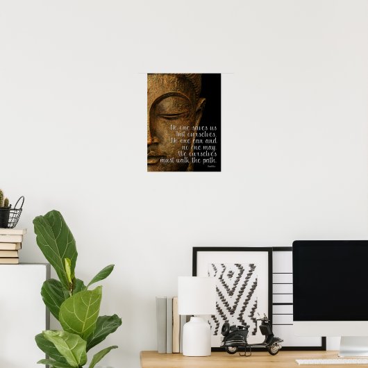 no one saves us but ourselves. ポスター (ホームオフィス)