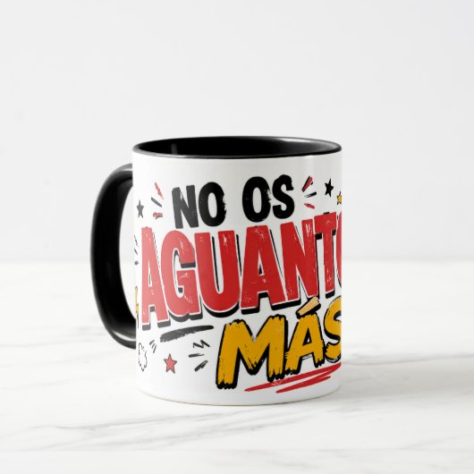 No os aguanto más マグカップ (正面左)