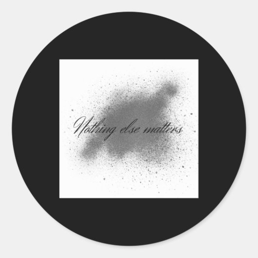 No Other Sステッカー1 ラウンドシール (正面)