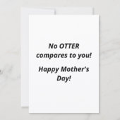 No Otter Compares to you Mom シーズンカード (裏面)