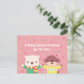 No Otter Holidayのような素晴らしい特別なクリスマス ポストカード (スタンド正面)