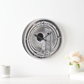 No outside only exits Wall Clock ラージ壁時計 (ホーム)