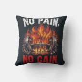 No Painゲインフィットネスやる気を起こさせるデザイン クッション (裏面)
