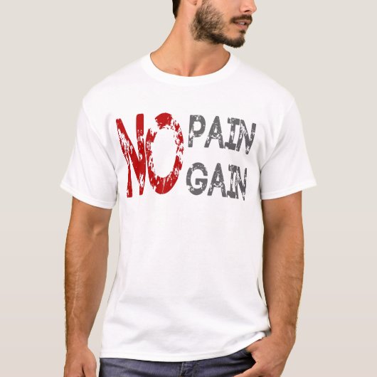 no pain gain tシャツ (正面)