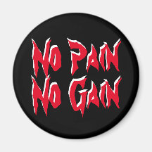 No Pain No Gainトレーニングフィットネス引用文レッドブラック