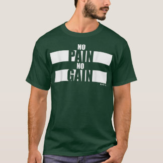 No Pain No Gainフィットネスことわざジム動機トラ Tシャツ