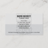 No Pain No Gainフィットネストレーナーのカスタマイズ 名刺 (裏面)