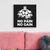 No pain no gain キャンバスプリント (インサイチュ (リビング))