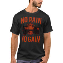 No Pain No Gain - クラシックジムモチベーションテイ