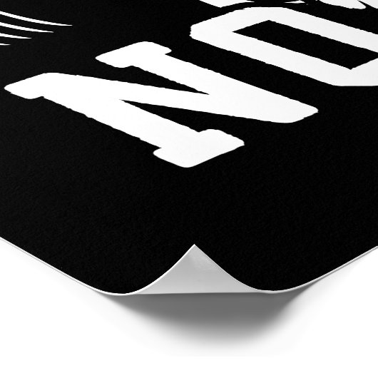 No Pain, No Gain – ジムトレーニング やる気を起こさせる ポスター (角)