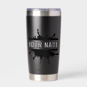 No Pain No Gain パーソナライズされた Gymのモチベーション 保温保冷タンブラー (背面)