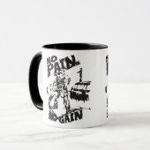 No Pain No Gain -ボディビル動機 マグカップ (正面左)