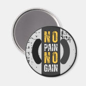No Pain No Gain マグネット (正面/裏面)