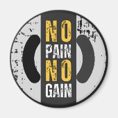 No Pain No Gain マグネット (正面)