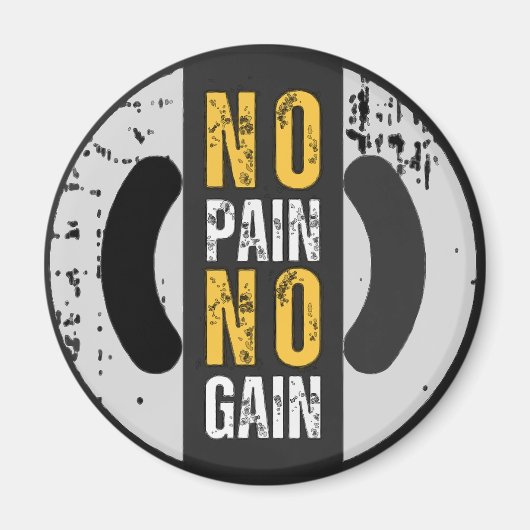 No Pain No Gain マグネット (正面)