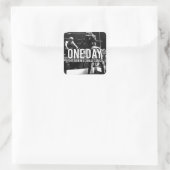 NO PAIN No Gain – 女性トレーニング やる気を起こさせる スクエアシール (バッグ)