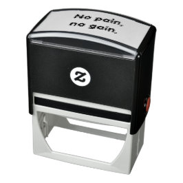 No Pain No Gain GYMモチベーション引用文ゴム印 セルフインキングスタンプ