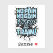 No Pain No Gain Gymモチベーション – トレーニングフィットネス シール (シート)