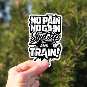 No Pain No Gain Gymモチベーション – トレーニングフィットネス シール