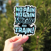 No Pain No Gain Gymモチベーション – トレーニングフィットネス シール