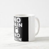 No Pain No Gain - Gym コーヒーマグカップ (正面右)