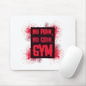 No Pain No Gain Gym マウスパッド (マウス)