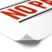 No Pain No Gain | Gym Fitness Motivational Quote ポスター (角)