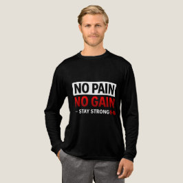 No Pain No Gain Gym Motivation T-Shirt Fit トライブレンドＴシャツ