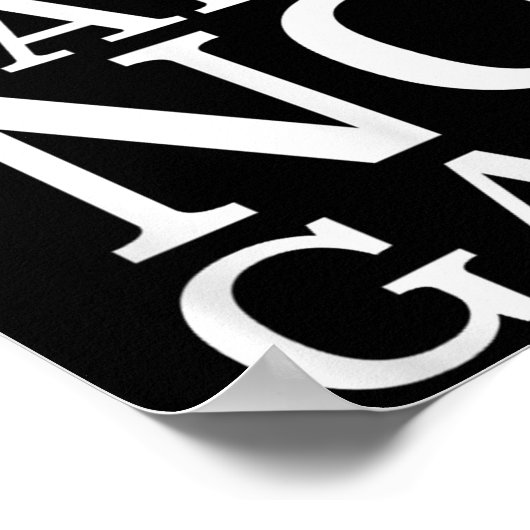 No Pain No Gain Motivation  ポスター (角)