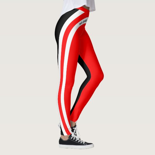 No Pain No Gain Red White and Black レギンス (右)