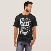 No Pain No Gain Shut UpとトレインジムトレーニングMot Tシャツ (正面フル)