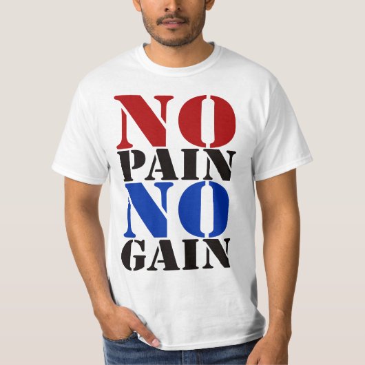 NO_PAIN_NO_GAIN Tシャツ (正面)