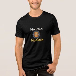 🔥 No Pain No Gain Tシャツ – ジムやる気を起こさせる&Fi