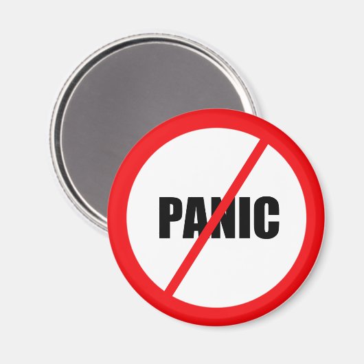 No Panic Magnet マグネット (正面/裏面)